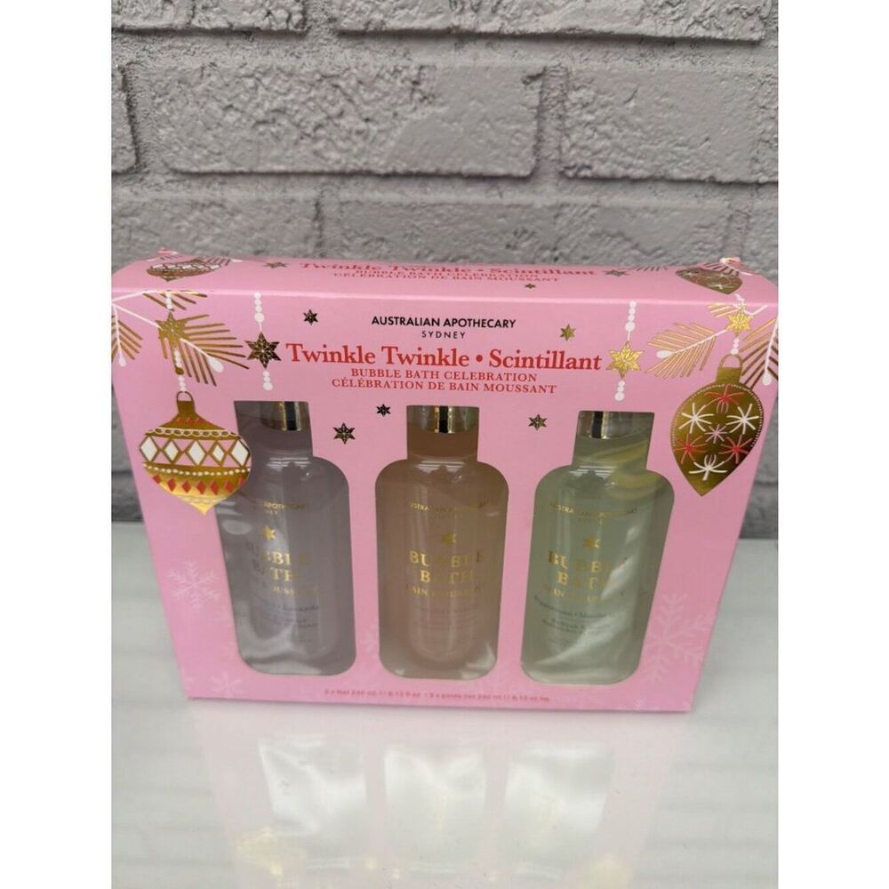 Australian Apothecary Sydney Twinkle Twinkle Scintillant 3PCS Bubble Bath Set